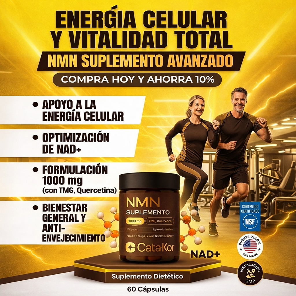 NMN suplemet - Energía, Vitalidad y Bienestar Diario