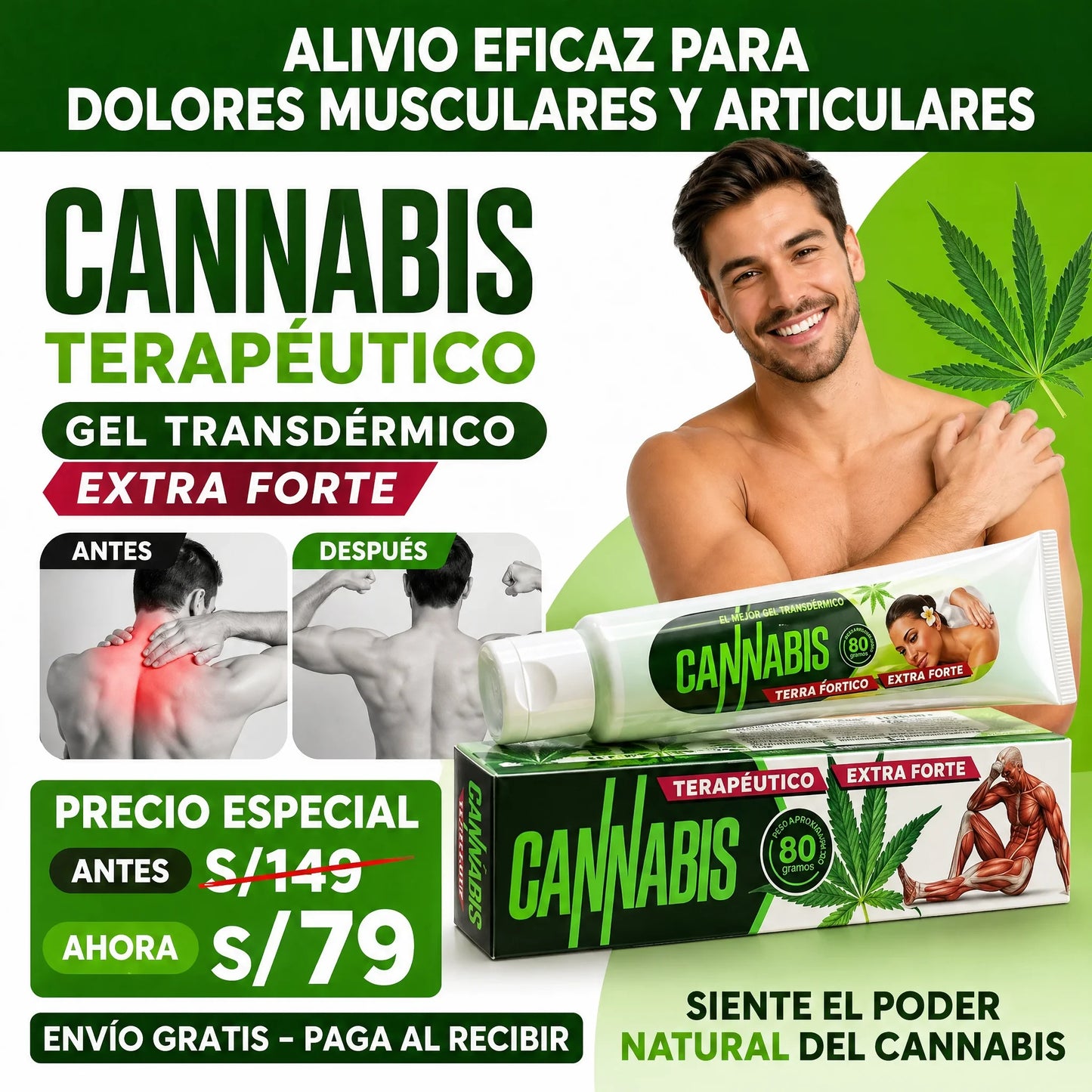 Cannabis – Alivio eficaz para dolores musculares y articulares