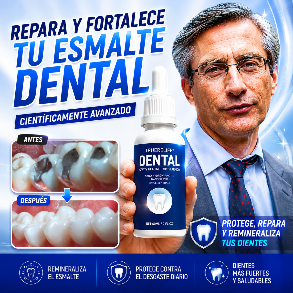 SOLO POR HOY 99 - Dental Truerelief / Repara y fortalece tu esmalte dental 🦷✨