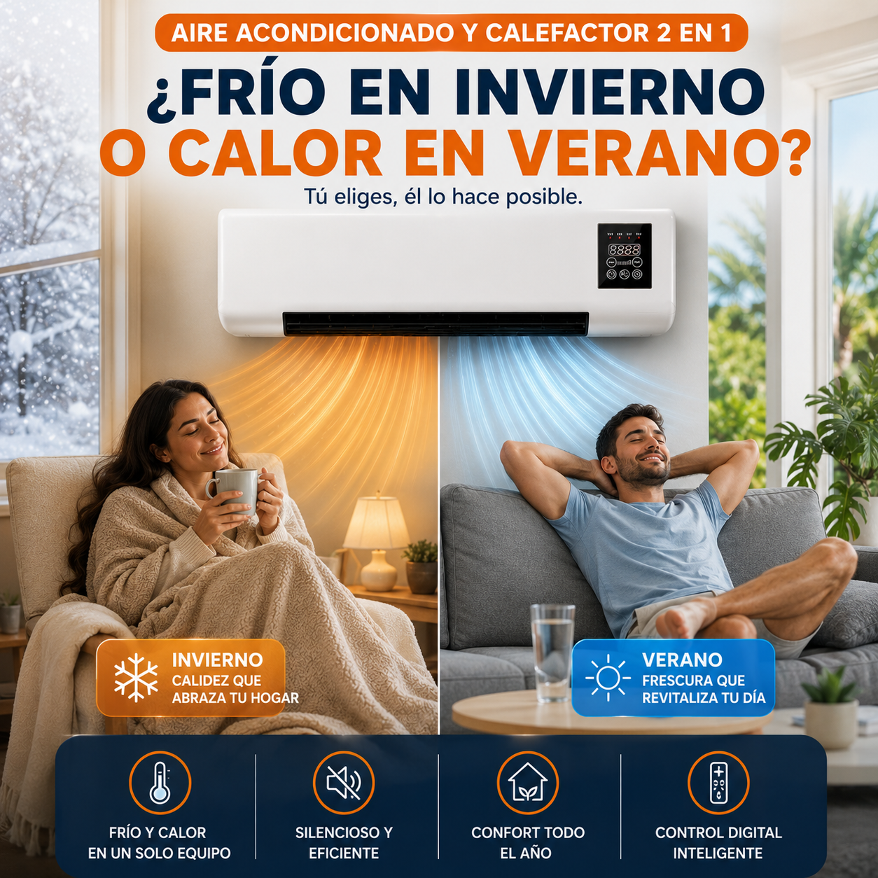 Aire Acondicionado 2 En 1 ITPOWER™ Pro 2026