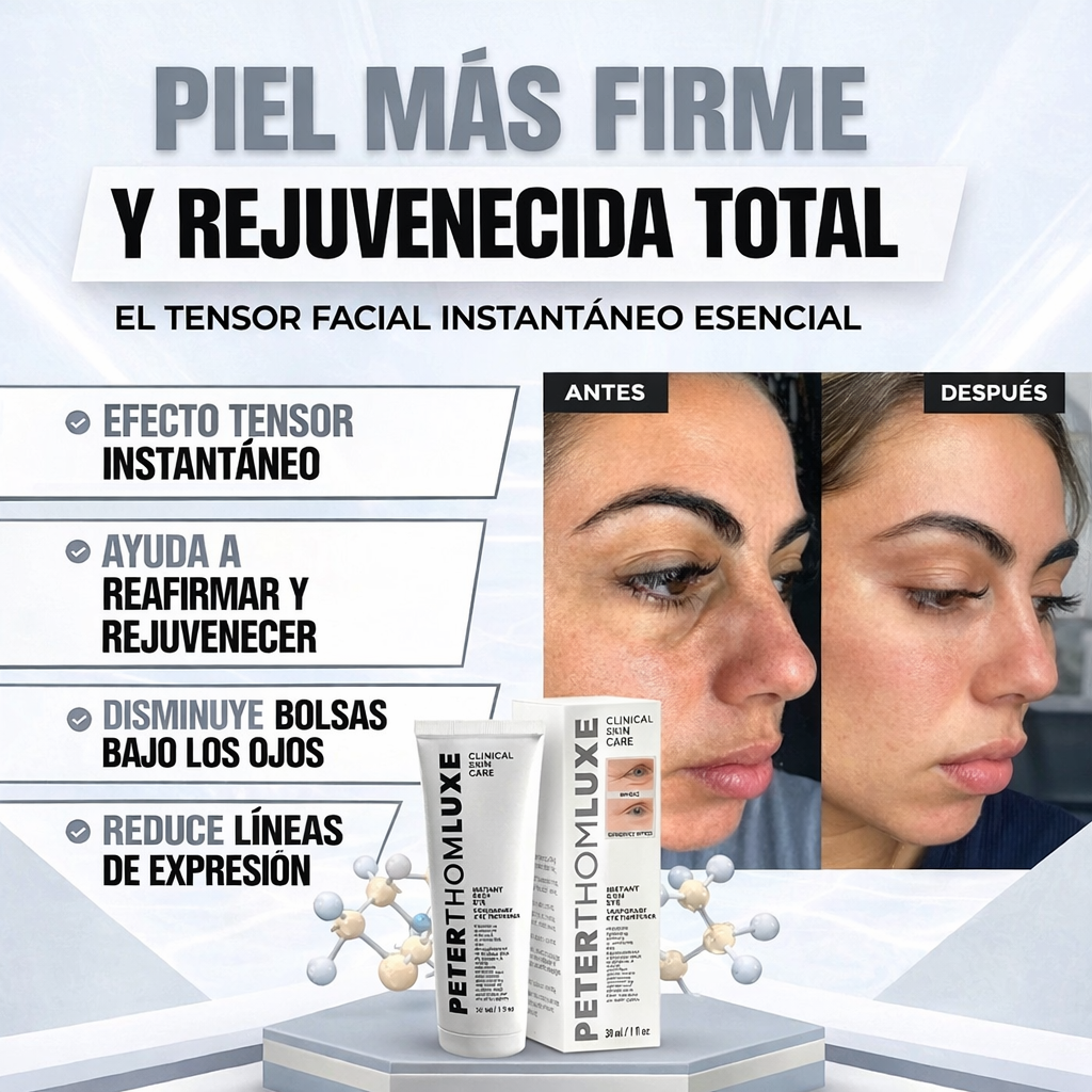 PETERTHOMLUXE – Tensor Facial que Ayuda a Reafirmar y Rejuvenecer la Piel