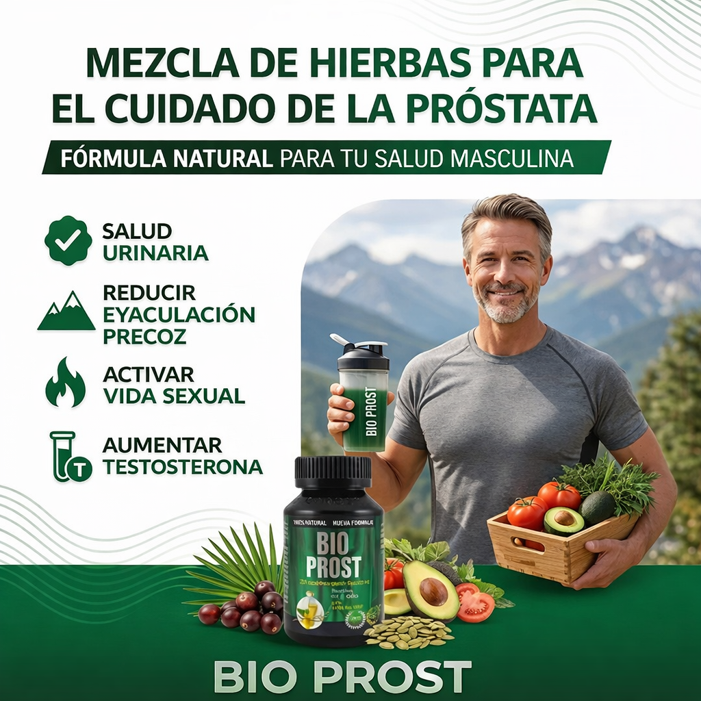 Bio Prost –  Ayuda a Mejorar el Bienestar de la Próstata y la Salud Urinaria