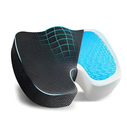 ErgoSeat - Cojín Ortopédico con Memoria para Máxima Comodidad