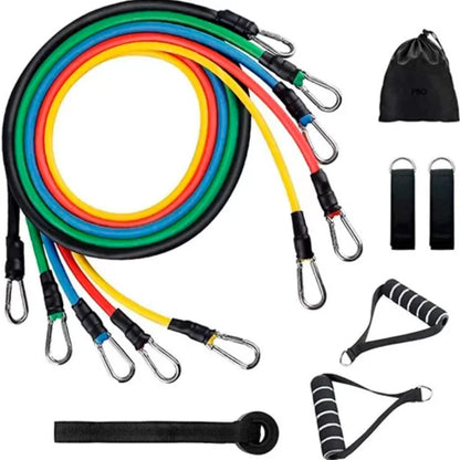 SuperKit 11 Piezas | Combo Bandas Elásticas Tubulares