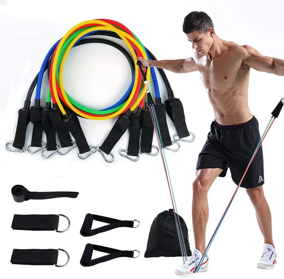 SuperKit 11 Piezas | Combo Bandas Elásticas Tubulares